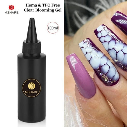MSHARE 100ml Shiny Top Coat No Wipe Top Nail Gel for Gel Polish Semi-permanent Varnish No Sticker Hard Top Gel