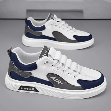 New Men's Shoes Leather Fashion Low-top Men's Casual Trendy Shoes Running Sports
