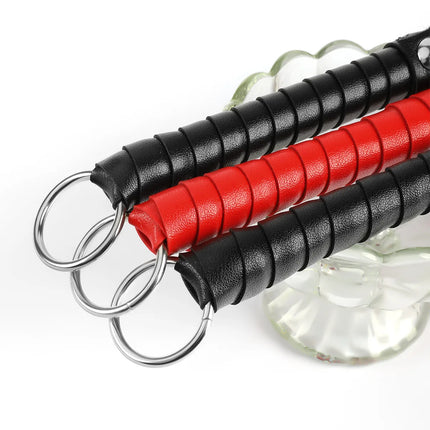 BDSM PU Leather Flogger Whip Spanking Paddle Adult Sex Toy for Women Men Slave Role Play Bondage Restraint Fetish Gear Kit