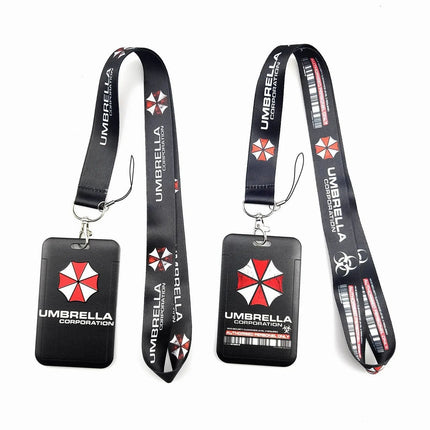 Game logo PVC Card Cover Student Campus Hanging Neck Bag Card Holder Lanyard ID Card Holders key chain