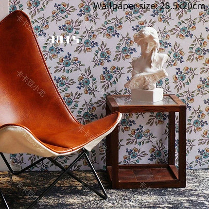 Doll House Wallpaper Background Board Sticker Photo Scenery Wallpaper Miniature Rement Doll Accessories Colorful Wallpaper