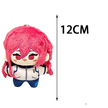 Mini Anime Plush Keychain Michel Caesar Mikage Reo Nagi Seishiro Chigiri Hyoma Bachira Meguru Cute Starfish body Doll Gifts