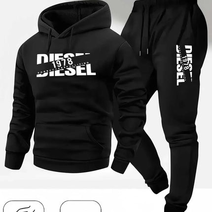 2025 popular autumn and winter new hooded sportswear sportswear fashion hooded sportswear casual sportswear and pants two in one