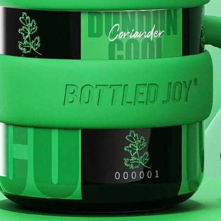 Bottled Joy Wang Yibo Limited Edition Coriander Cilantro Tumbler Insulated Mug with Unique Code Stainless Steel Water Bottle