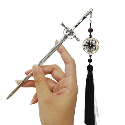 2023 New Vintage Chinese Women's Hair Stick Metal Glaze Flowers Hair Chopsticks Ladies Pearl Jewelry Hair Sticks Accessories