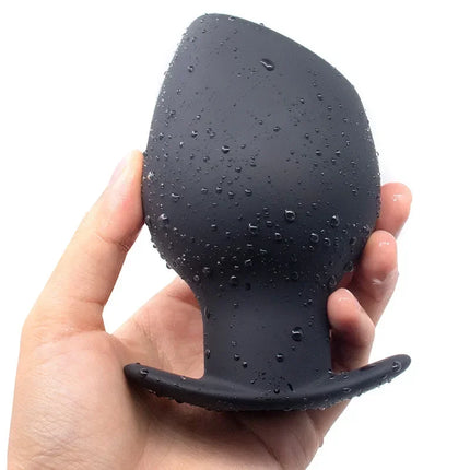 Chalice Shape Hollow Anal Plug,Silicone Tunnel But Butt Plugs,Stretch Anus Ass Buttplug,Prostate Analplug Butplug,Sex Toys
