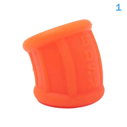 Men Ball Stretcher Ring Silicone Stretchy Time Delay Enhancer Comfort Fit Sensual Bedroom Moments