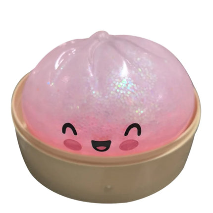 Glitter Dumpling Squishy Pinch Slow Rebound Soft Decompress Mystery Pressure Ball Things For Room Home Decor Children Adult Gift