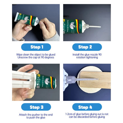 50ml AB Glue Multi-material Fast Curing Adhesive Waterproof Sealant for Tile Bathtub Crack Repair Wood Metal Plastic Home Repair