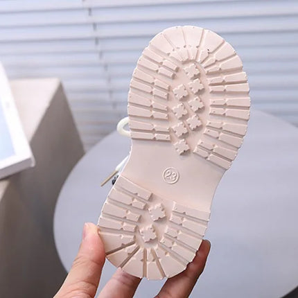 Winter Girls New Short Boots Children British Style Soft Sole Lightweight Boots Ankle-high Unisex Boys Shoes Size 21-30