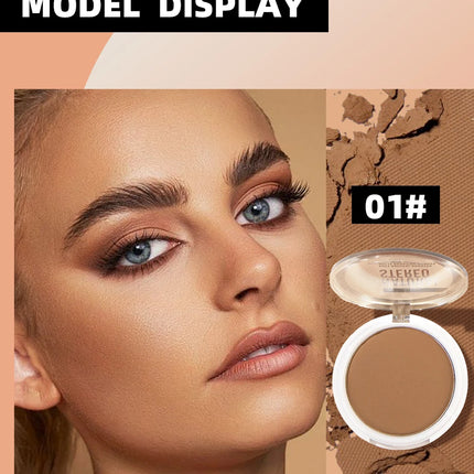 QIBEST Cream Contour Palette Dark Bronzing Powder Charlotte Makeup For Face Highlighter Bronzer Long-Lasting Concealer Cosmetics