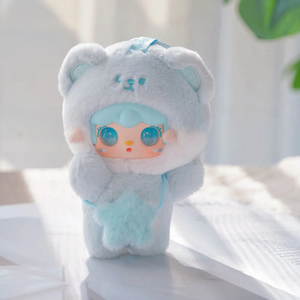 Yooki V4 Take A Bite Of Bear Series Vinyl Doll Plush Blind Box Bag Pendant Decor Keychain Desk Ornament Figure Mystery Box Gift