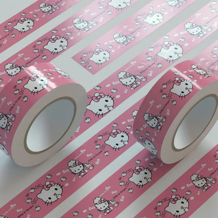 Sanrio Hello Kitty Kuromi Hand Account Labels Baking Decorative Stickers Cartoon Anime  Envelope DIY Sealing Stickers Kids Gift