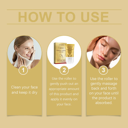 Ah-8 Firming Lifting Neck Cream Moisturizing Neck Lotion Roller For Crepey Skin Nourishing Smooth Fine Lines Serum Care Cosmetic