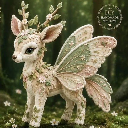 Floral Fabrics Animal Patchwork Set Material Pack Creative Design DIY Sewing Kit Home Decoration Hanging Kit Animal Toy Craft