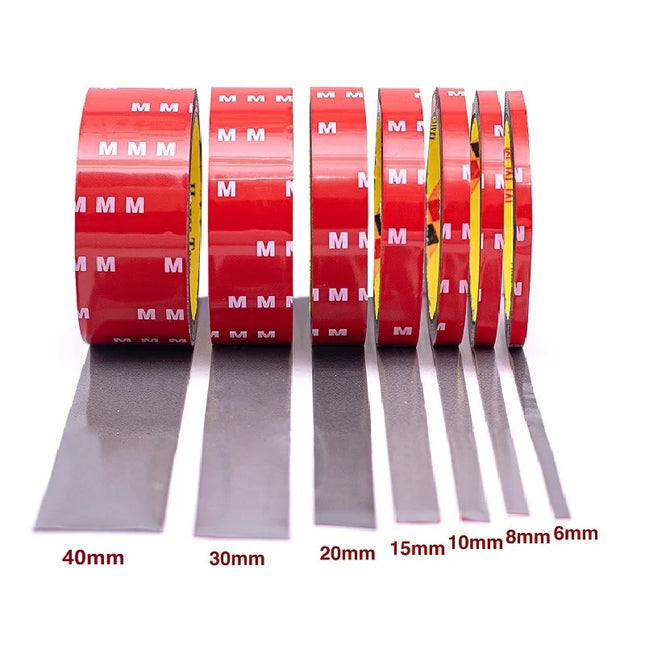 3Meters Extra Strong Double Sided Tape Adhesive 0.8mm Thick For Car Industry Special High Viscosity Mounting Fixing Sticky Tape