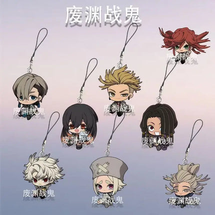 Anime GACHIAKUTA Mobile Phone Lanyard Rudo Enjin Zanka Riyo Jabber Acrylic Keychain Pendant Chains for Accessories Bag Fans Gift