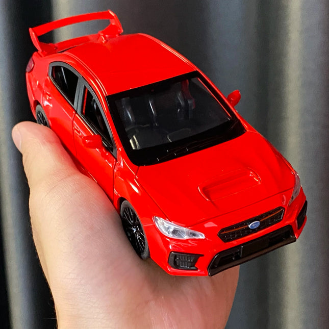 1:30 Subaru Impreza WRX STI 2020 Super Sports Car Alloy Diecast Model Car High Simulation Toy Car Miniature Vehicle Holiday Gift