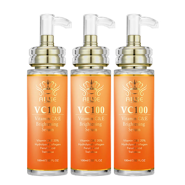 AILKE Vitamin C Whitening Kit For Women, Even Skin Tone, Clean Skin, Moisturizing, Anti-Wrinkle, Skin Glowing Beauty Set