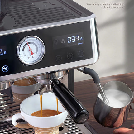 HiBREW Dual Boiler System Barista Pro 20Bar Bean to Espresso Cafetera Coffee Machine with Full Kit for Cafe Hotel Restaurant H7A