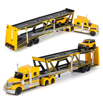 Maisto 1:64 1993 454 INTERNATIONAL LONESTAR Transport Casting Manufacturing Trailer Model Simulation Model Alloy Car Collection