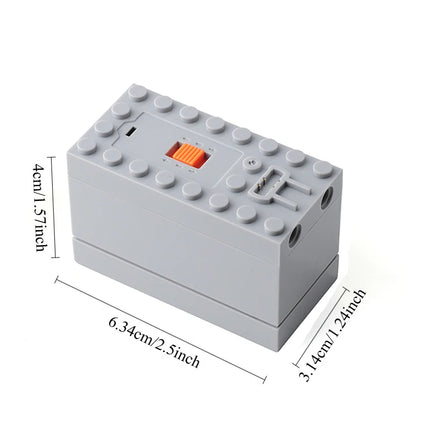 MOC Servo Motor Kit M/L/XL Remote Control System with Battery Box  Receiver for Technical Builds