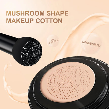 3 Colors Mushroom Head Air Cushion BB Cream Matte Full Coverage Acne Dark Circles Foundation Natural Moisturizing CC Cream
