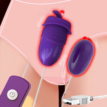multi function Vibrator Clitoral G-Spot tongue Clitoris 2 Jump Egg usb power Bullet remote control vibrating Sex Toys for Women