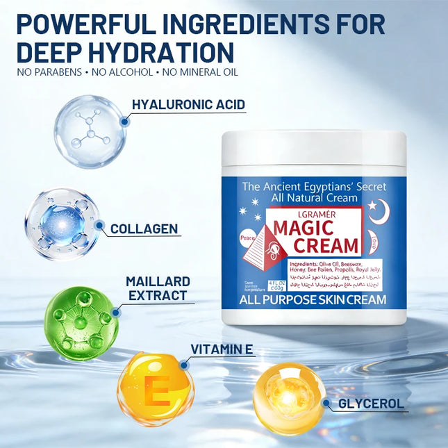 Hot Selling 30g/60g/120g Magic Facial Cream, Deep Moisturizing Nourishing Skin Care Cream, Long Lasting Moisture Lock Skincare