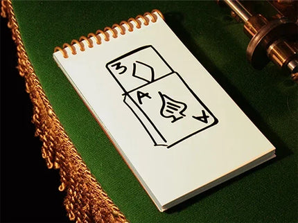 Close Up Cardiographic by Martin Lewis Stage Magic Tricks Sketchpad Rising Card Illusion Magic Magicians Prop Accessory