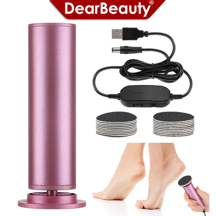 Electric Foot Callus Remover Foot Care File Heels Dead Skin Pedicure Tool Electronic Foot Grinder and Replacement Sandpaper