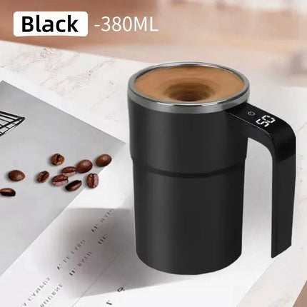 Automatic Stirring Cup Rechargeable Portable Coffee Electric Stirring Stainless Steel Mixer Rotating Magnetic Self Stirring Mugs