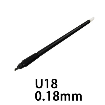 5/10/50PCS New Disposable Microblading Manual Tattoo Pen Sterilized Permanent Makeup Eyebrow Pen With U Blades