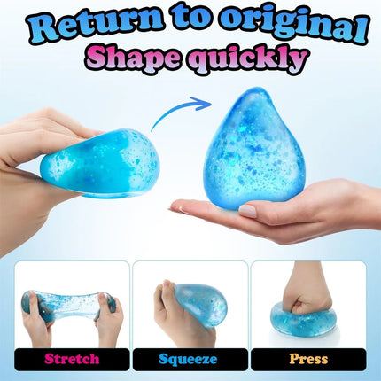 Dream Squishy Drop Stress Balls Fidget Toy Silicone Sensory Toys for Kids Autism, ADHD, Sensory Stress Relief Toys Birthday Gift