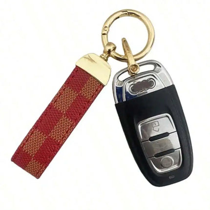 Durable Fabric Keychain With D Ring And Split Ring For Car Home Keys