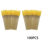 100pcs gold / CN