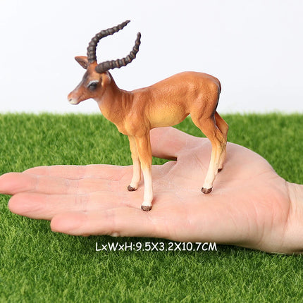 Realistic Farm Animal Shropshires Merino Sheep Goat Argali Antelope Gazella Waterbuck Model Figures Birthday Christmas Toys Gift