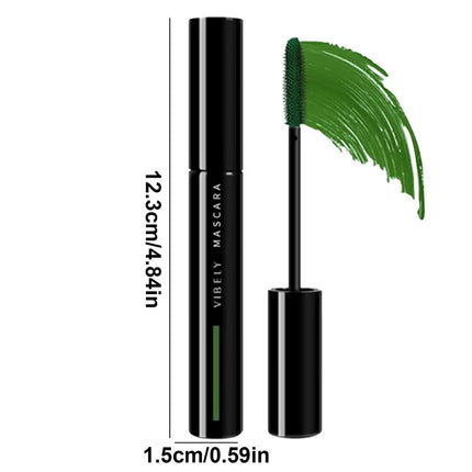 1pcs Colorful Mascara Curling Thicking Eyelashes Extension Waterproof Volumizing Blue Mascara Long Lasting Non-Smudge Cosmetic