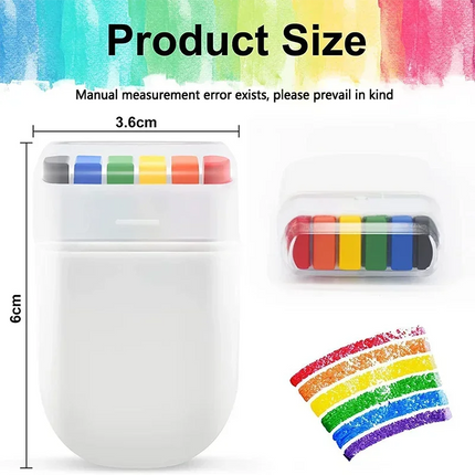 2026 New 2 Pcs Rainbow Crayon Paint Face Painting Birthday Party Colorful Theme Party Accessories Party Home Costume Favors