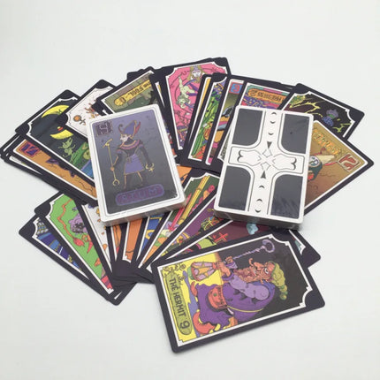 10.3*6cm JoJo Bizarre Adventure Tarot Cards 84 pcs Divination Deck 4*2.3 inch Oracle Board Playing Table Games For Party