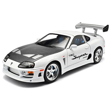 1:24 Supra A80 TRD Sports Car Alloy Diecast Model Miniatures Collection Of Hobby Decorative Fine Ornaments Pull Back Toy Gift