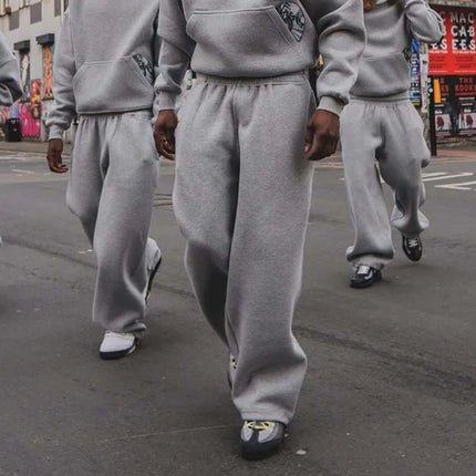 Fashionable Street Style Embroidered Sweatpants