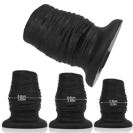 Super Huge 98mm Hollow Anal Plug Soft Silicone Anal Fisting Anal Dilation Gay Sex Toys Prostate Massage Vagina Speculum Buttplug