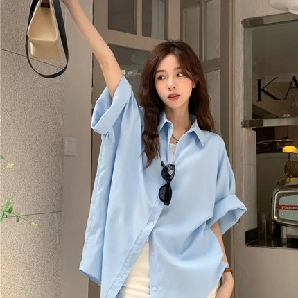 XEJ Elegant and Youthful Women's Blouses Oversize Shirts Women's Summer Clothing Spring 2022 Short-Sleeve Youth Blouses