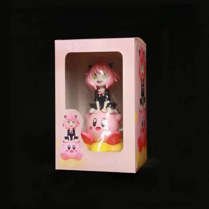 Spy×Family Anya Forger 19cm Anime Action Figure Pvc Collectible Desk Decoration Kirby Figurine Custom Toy Gift For Birthday
