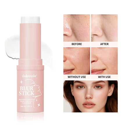 Blur Stick Like Baby Skin Instant Pore Eraser Primer Makeup Long-Lasting Oil Control Moisturizing Matte Finish Blur Pores Makeup