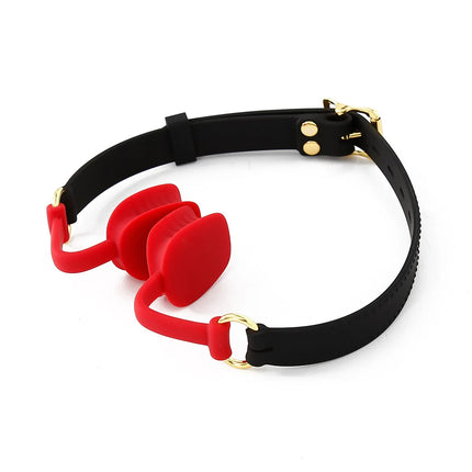 Female Blowjob Toy Sex Slave Rubber Lips O Ring Open Mouth Gag Oral Fetish Bdsm Bondage Restraints Erotic Sexual Toys Adult Game