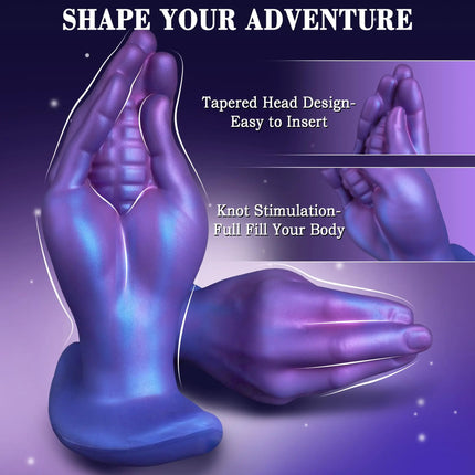 New Realistic Hand Dildo Liquid Silicone Monster Anal Plug Fist Dildo SM Anal Plug Vaginal G-spot Pleasure masturbation sex toys