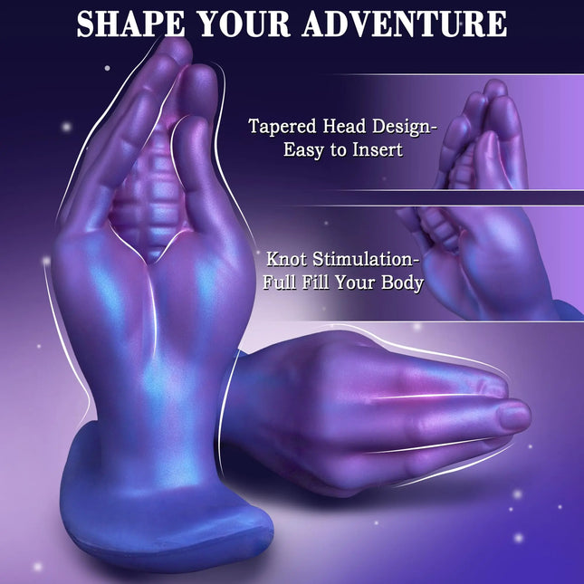New Realistic Hand Dildo Liquid Silicone Monster Anal Plug Fist Dildo SM Anal Plug Vaginal G-spot Pleasure Masturbation Sex Toys