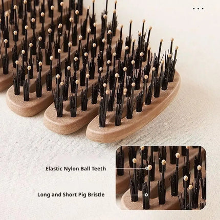 Hairdressing Massage Comb Curly Hairbrush Boar Bristle Paddle Hair Brush Anti Static Comb  Salon Hair Styling Tools Makeup Tools